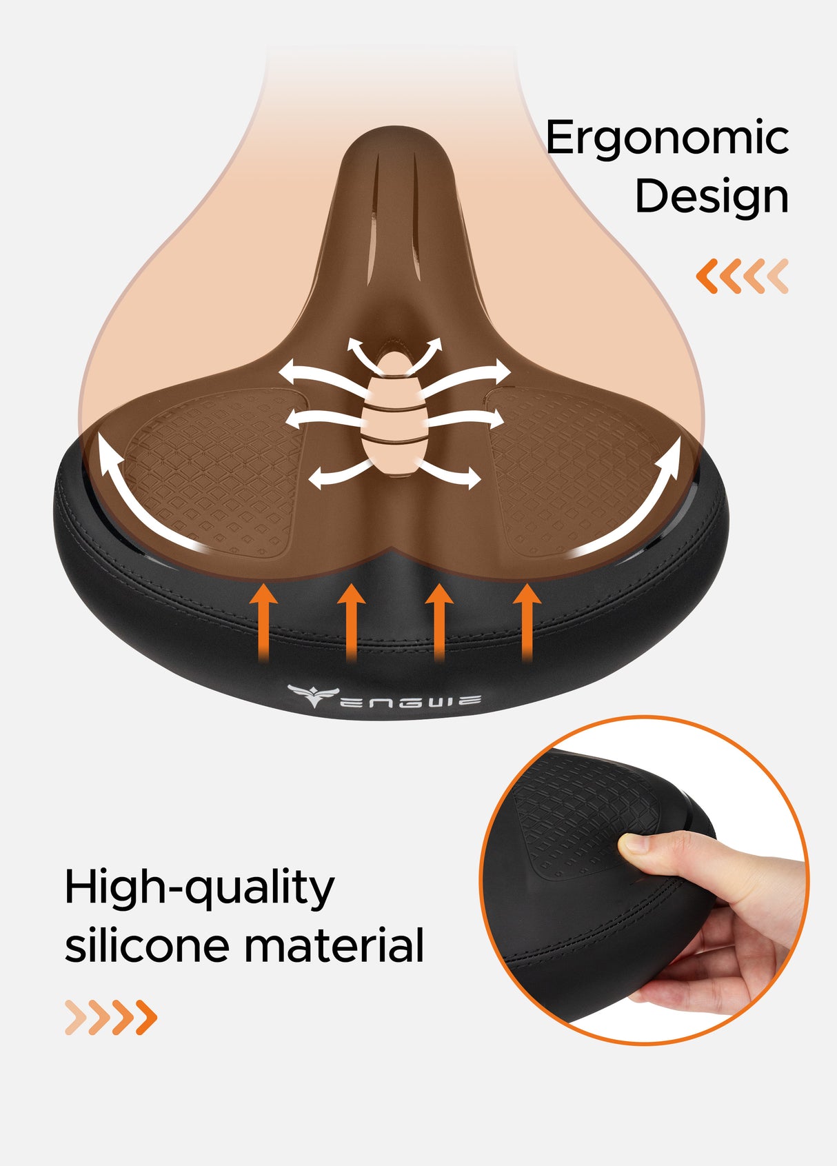 Ergonomisches Design, Hochwertiges Silikonmaterial