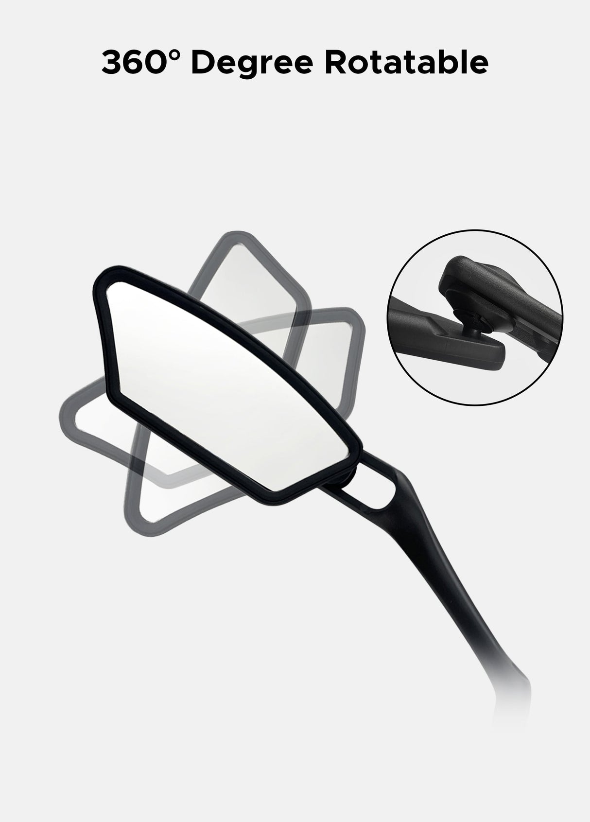 ENGWE 360° drehbare, faltbare Fahrrad-Rückspiegel