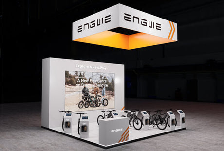 ENGWE E-Bike/ Scooter auf der CES Ausstellung