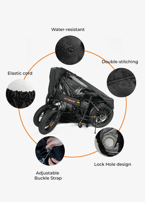 Doppelschichtiges Anti-Pannen-Design, kann auf Elektrofahrrädern abgedeckt werden, wasserdicht