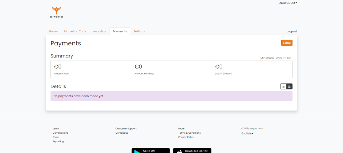 PayPal verbinden.