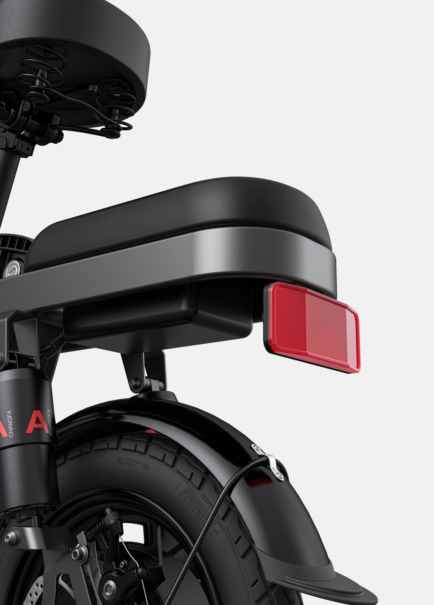 engwe t14 Soziussitz und Rücklicht