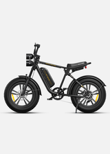 ein schwarzes Engwe M20 E-Bike