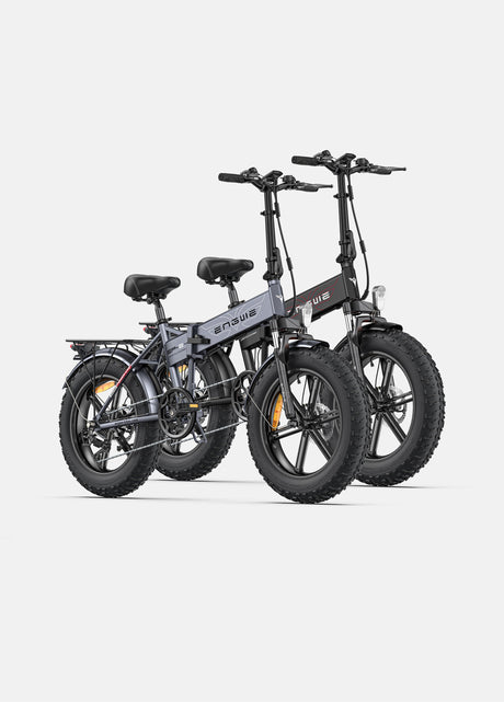 ein graues und ein schwarzes ep-2 pro ebike
