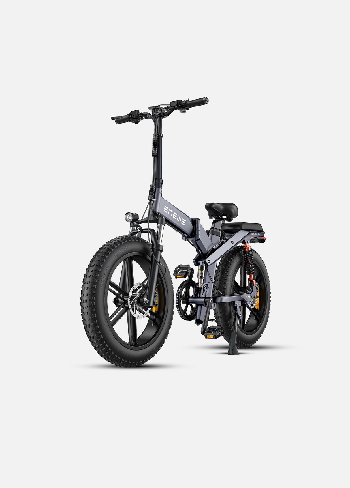 ein graues engwe x20 e fatbike