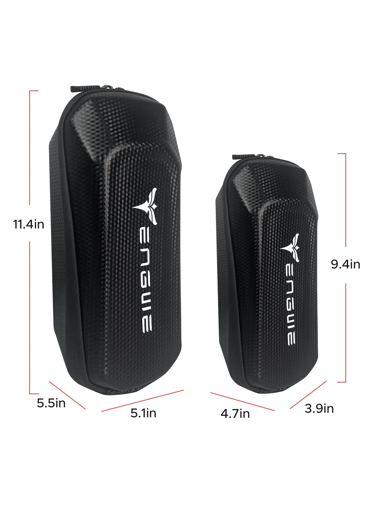 Zwei verschiedene Taschengrößen